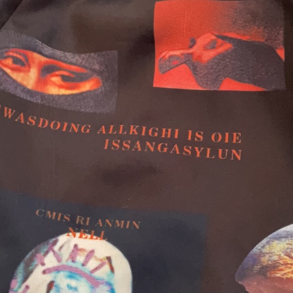 Ninja faith inspiring retro parachute pants size S - Picture 2 of 9